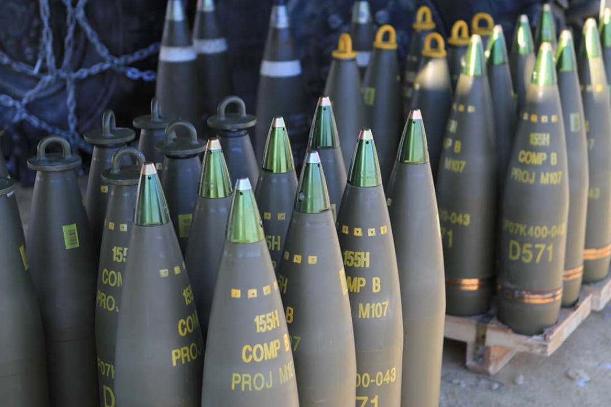Britain increases artillery shell production 'eight-fold