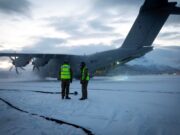 British A400M in cold weather trials in Norway