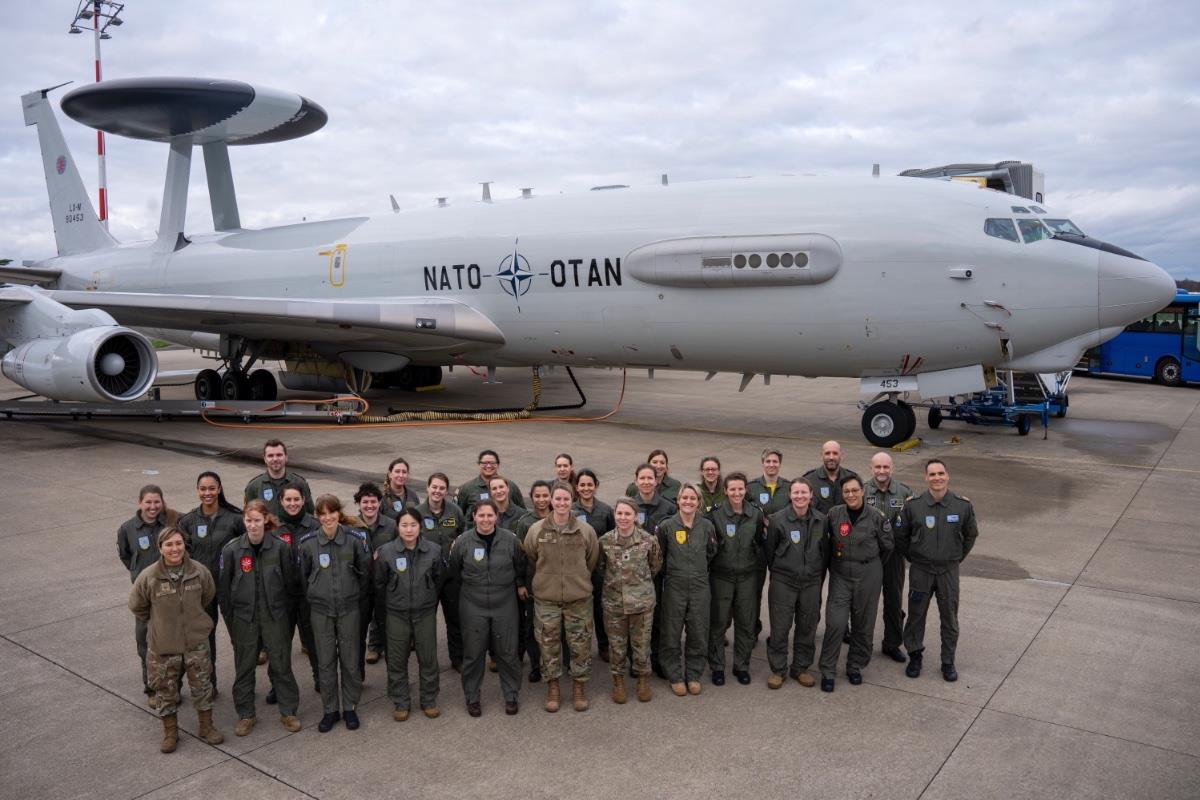 First all-female aircrew completes NATO AWACS mission