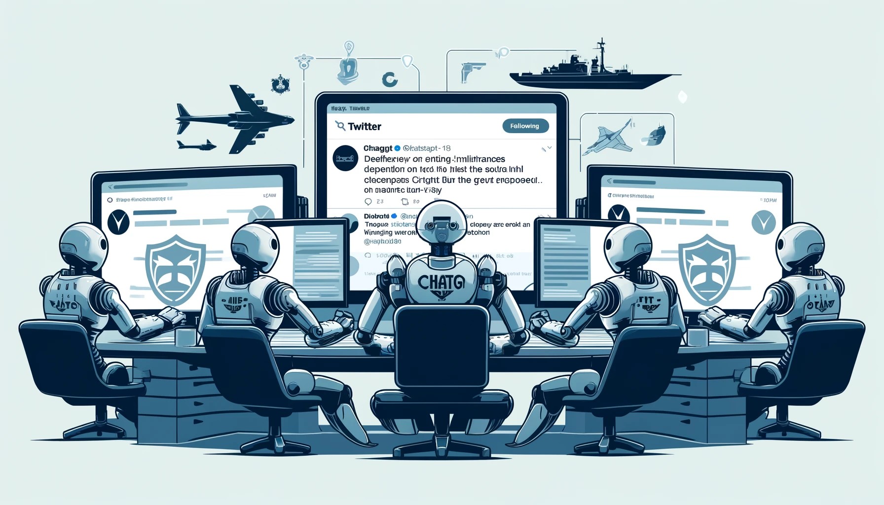 Surge of ChatGPT-powered Twitter bots target Defence