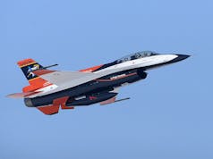 U.S. Air Force chief flies in AI-piloted F-16 jet