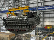 First engine installed on second Type 31 Frigate at Rosyth