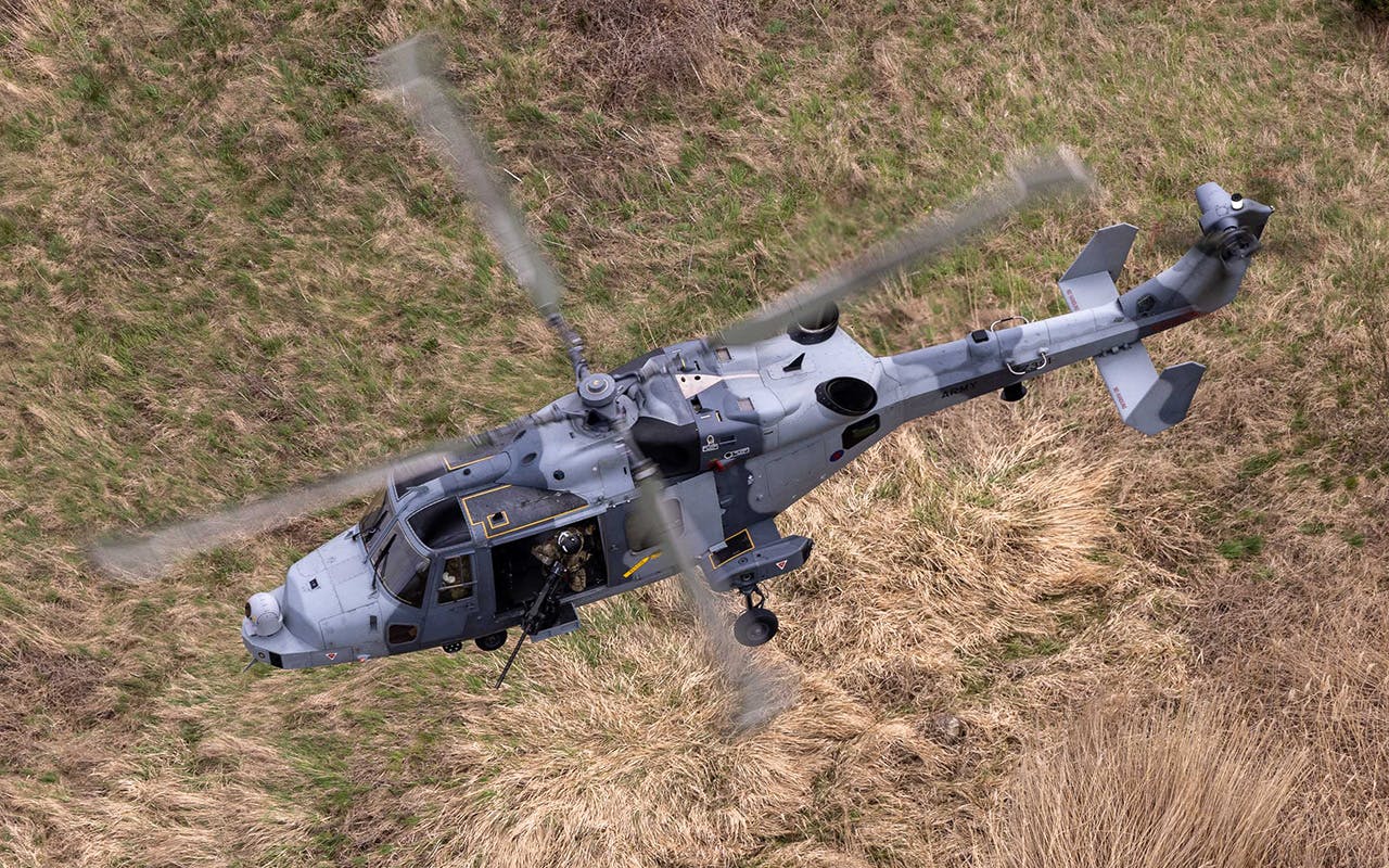 British Wildcat helicopters ‘on prowl’ near Russian border