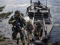 Royal Marines raid Swedish coast
