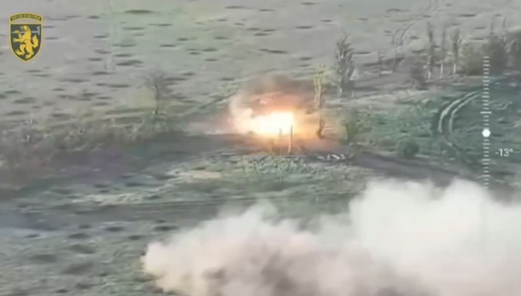 Die Ukraine zeigt ein Video der „Zerstörung“ russischer Panzer
