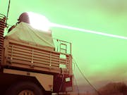 Video shows British Army vehicle firing new laser weapon