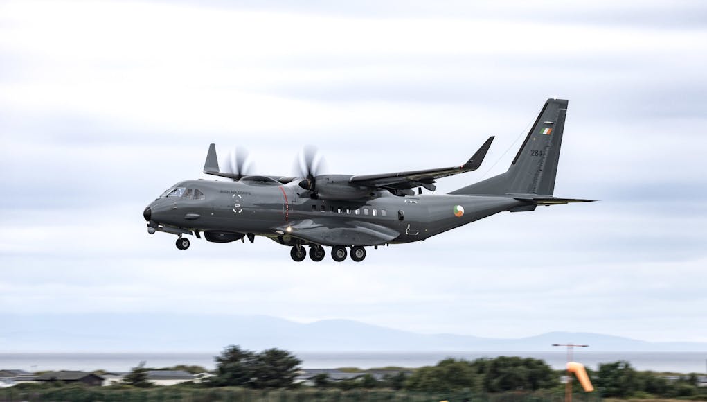 Irish Air Corps C295MW Arrival