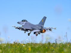 First images of Ukraine’s new F-16 jets in Ukraine