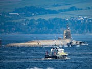Trident submarine returns home to Scotland after long patrol