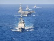 American supercarrier back at sea after repairs