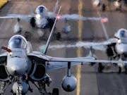 Massive multinational dogfight begins in skies over UK
