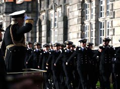 Royal Navy Officer Cadets in final pass-out parade of 2024
