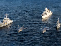 NATO shows off ‘strength in the Baltic’ protecting cables