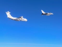 Russian military aircraft intercepted by NATO jets