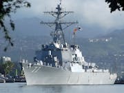 American warship returns home after seven months at sea