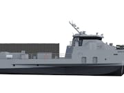 US and Australian firms unveil autonomous naval strike craft