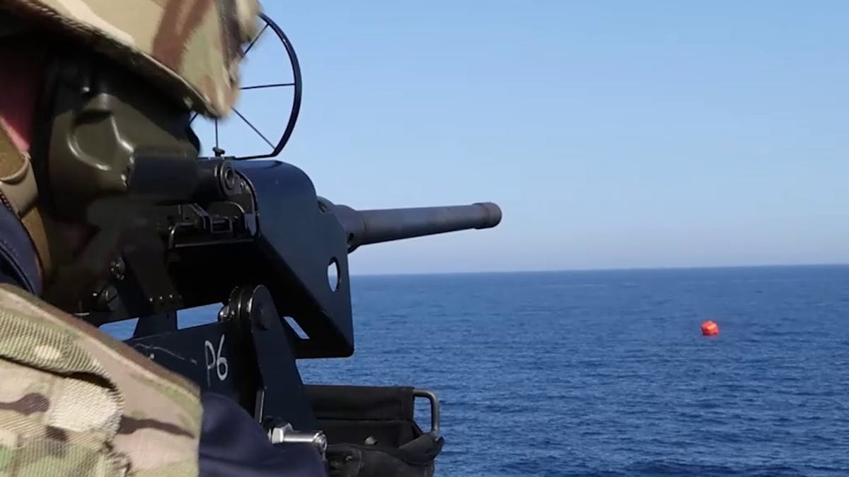 British carrier attacks and sinks ‘massive red killer tomato’