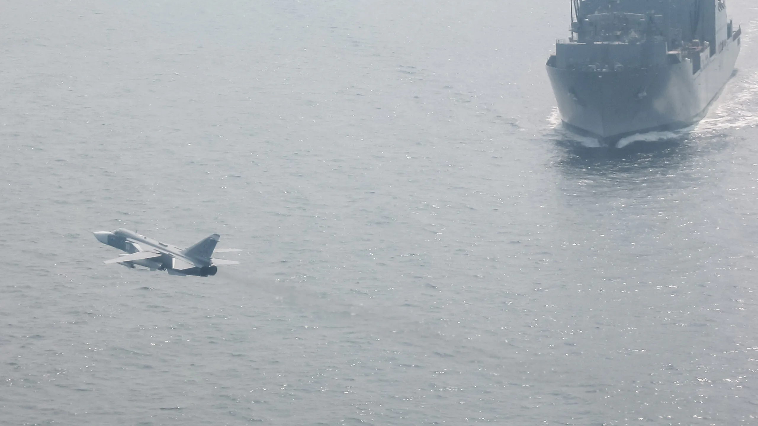 British jets fend off Russian warplanes buzzing U.S. ship