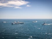 British carrier joins huge Pacific naval exercise