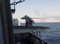 British destroyer ‘opens fire’ in Pacific