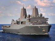 Fire reported aboard American warship off Japan