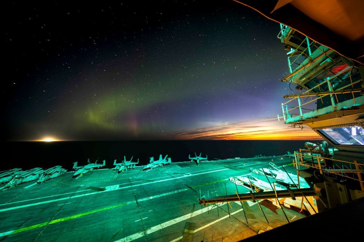 Worlds most powerful warship pushes into Arctic Circle
