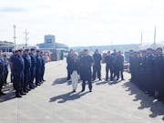 HMS Artful crew recognised during sponsor’s visit