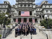 Royal Navy pilot honoured at White House for drug busts