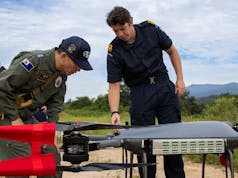 Royal Navy drone squadron works with US Army on trials