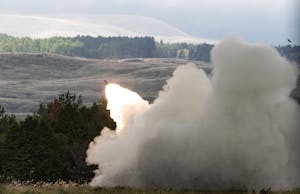 US Marines conduct HIMARS live fire near Mount Fuji