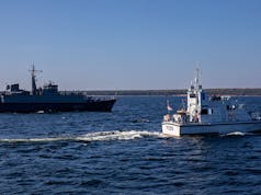 Royal Navy fast boats join Estonia naval swarm drills