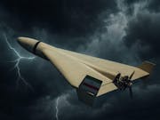 Downed Russian drone displayed in British parliament