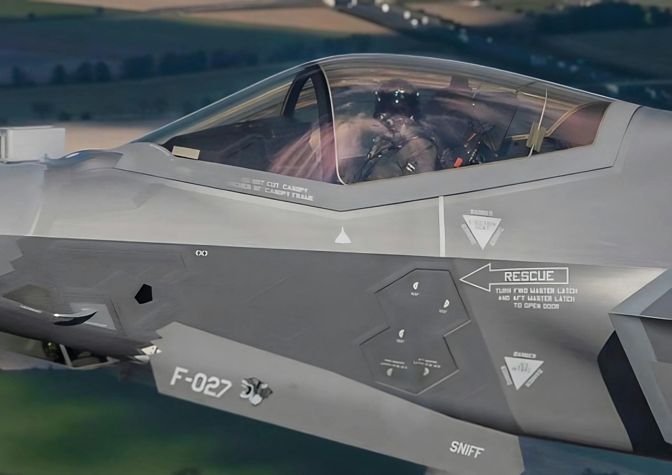 Dutch F-35 shoots down Russian drone, displays kill marking