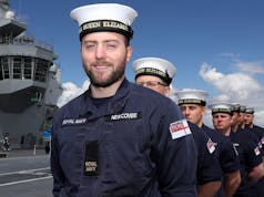 Royal Navy supercarrier HMS Queen Elizabeth comes to life