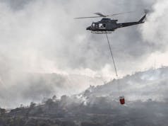 84 Squadron out of RAF Akrotiri assist the Cypriot Government with fire fighting