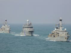 Icelandic ship Thor joins British frigates in Atlantic sub hunt