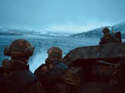 Royal Marines work with Norwegian forces in Arctic
