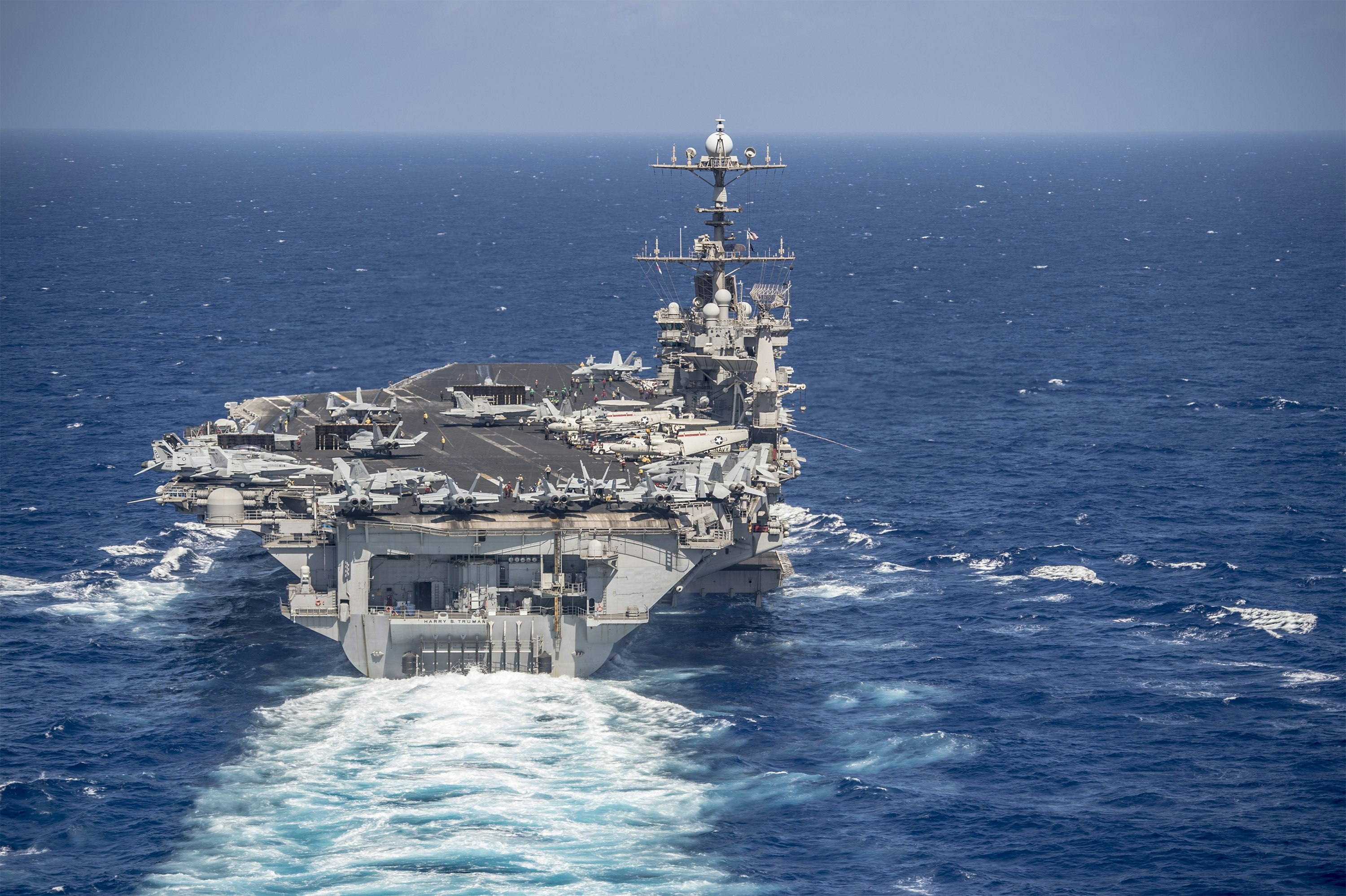 US Carrier Strike Group enters European theatre