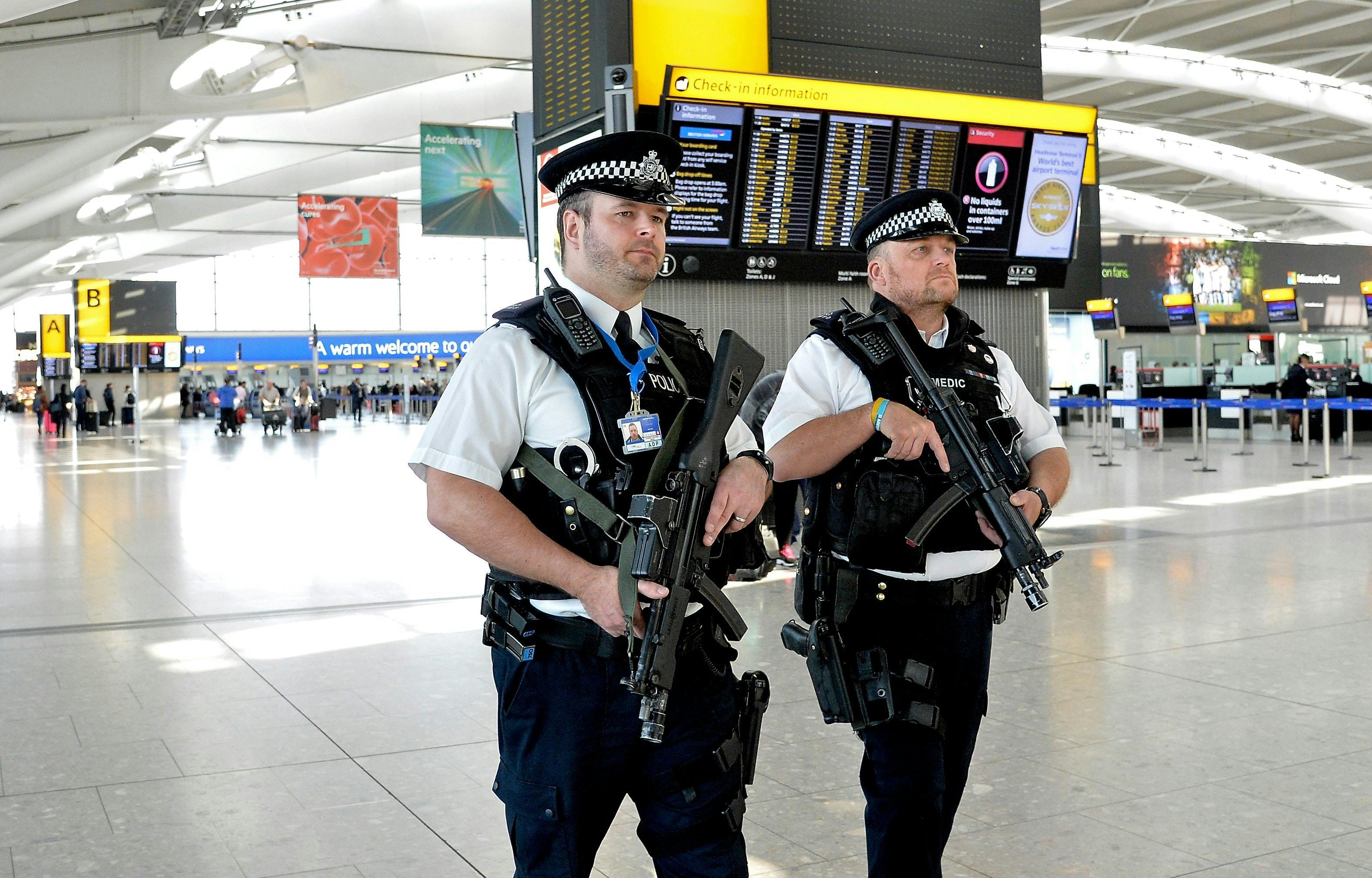 Security Armed Police Heathrow UK Defence Journal
