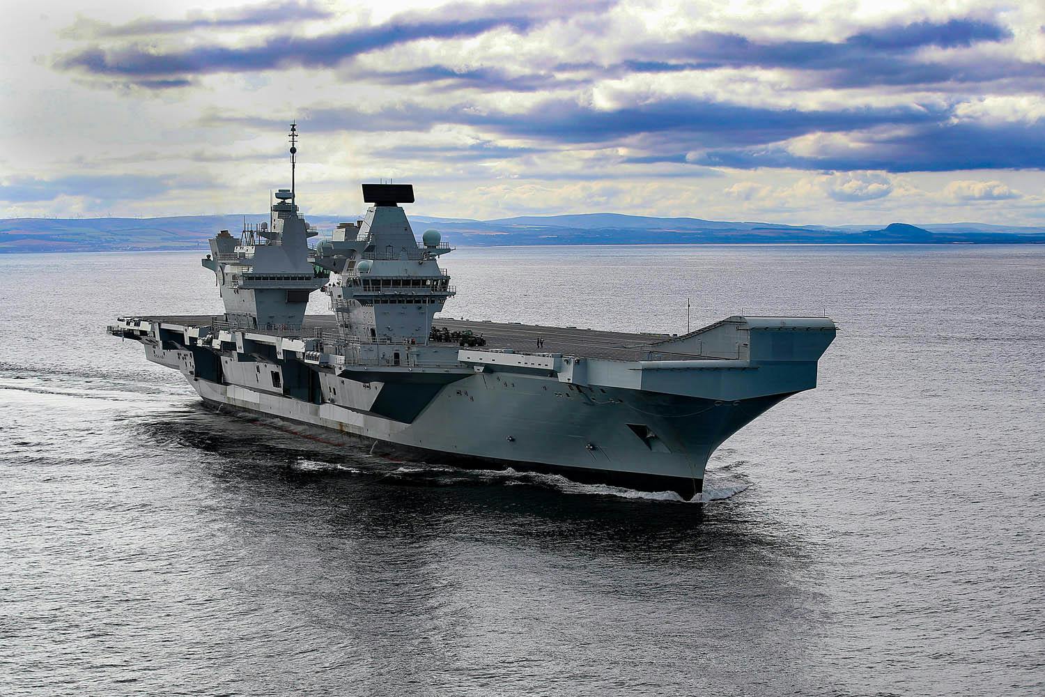 HMS Prince of Wales returns to sea