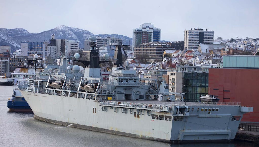 ROYAL NAVY ON EXERCISE COLD RESPONSE 2020