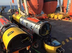 HMS Enterprise supports development of Autonomous Underwater Vehicles