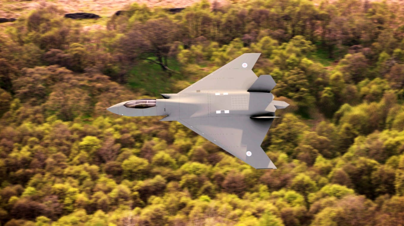 British industry unveils tech for new fighter jet