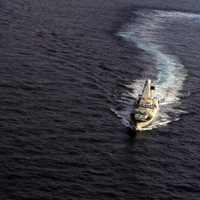 Destroyer HMS Duncan takes part in Cypriot exercise