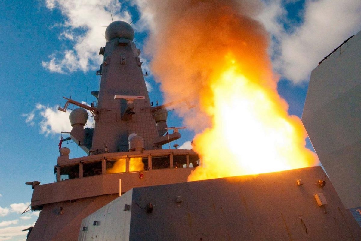 Ships Shoot Down Missiles Off Scottish Coast