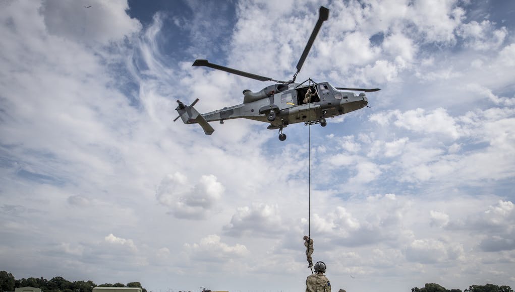 2nd and 3rd Battalions, The Parachute Regiment fast-roping