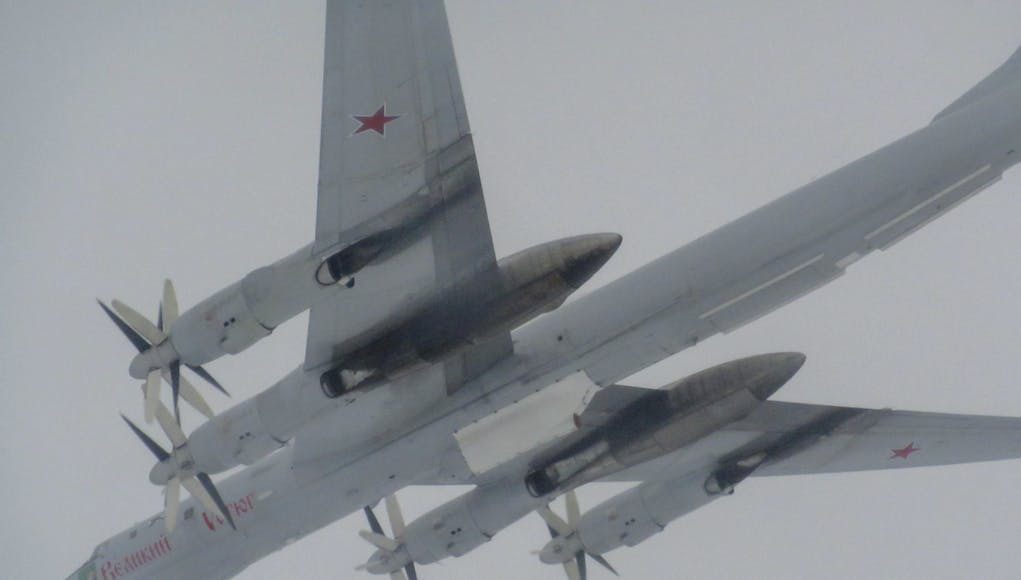 RAF Quick Reaction Alert Typhoons Intercept Russian Aircraft