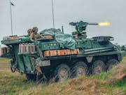 US and British Soldiers conduct NATO recon exercise