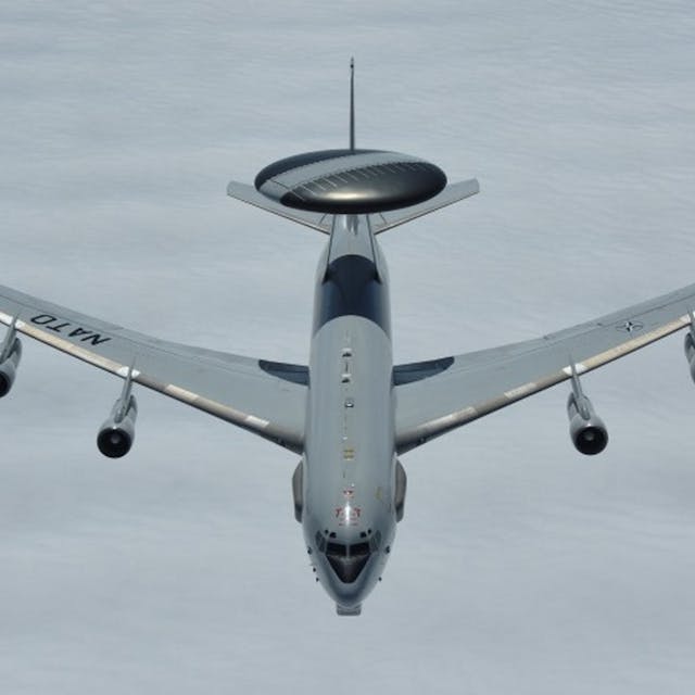 NATO AWACS aircraft deployed to protect EU summit