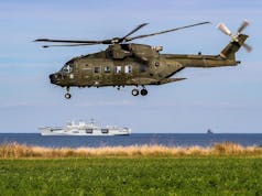 HMS Ocean leads NATO fleet storming Crete in major exercise